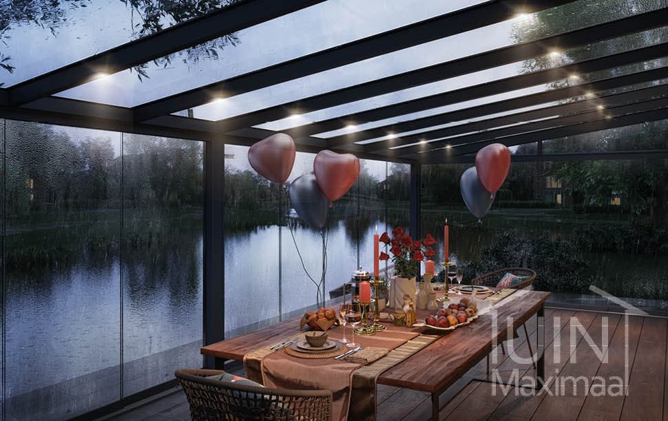 Valentinsdiner Terrassenueberdachung