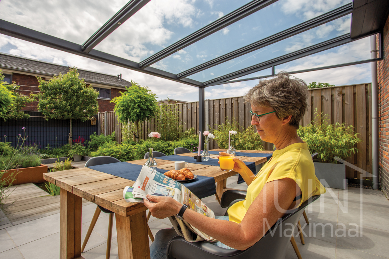 Sonnenschutz für Überdachungen und Gartenzimmer