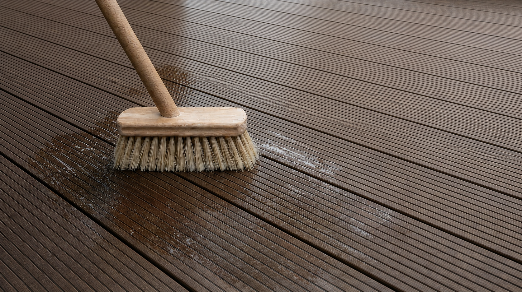 Bambus-Terrassendielen reinigen: praktische Tipps 